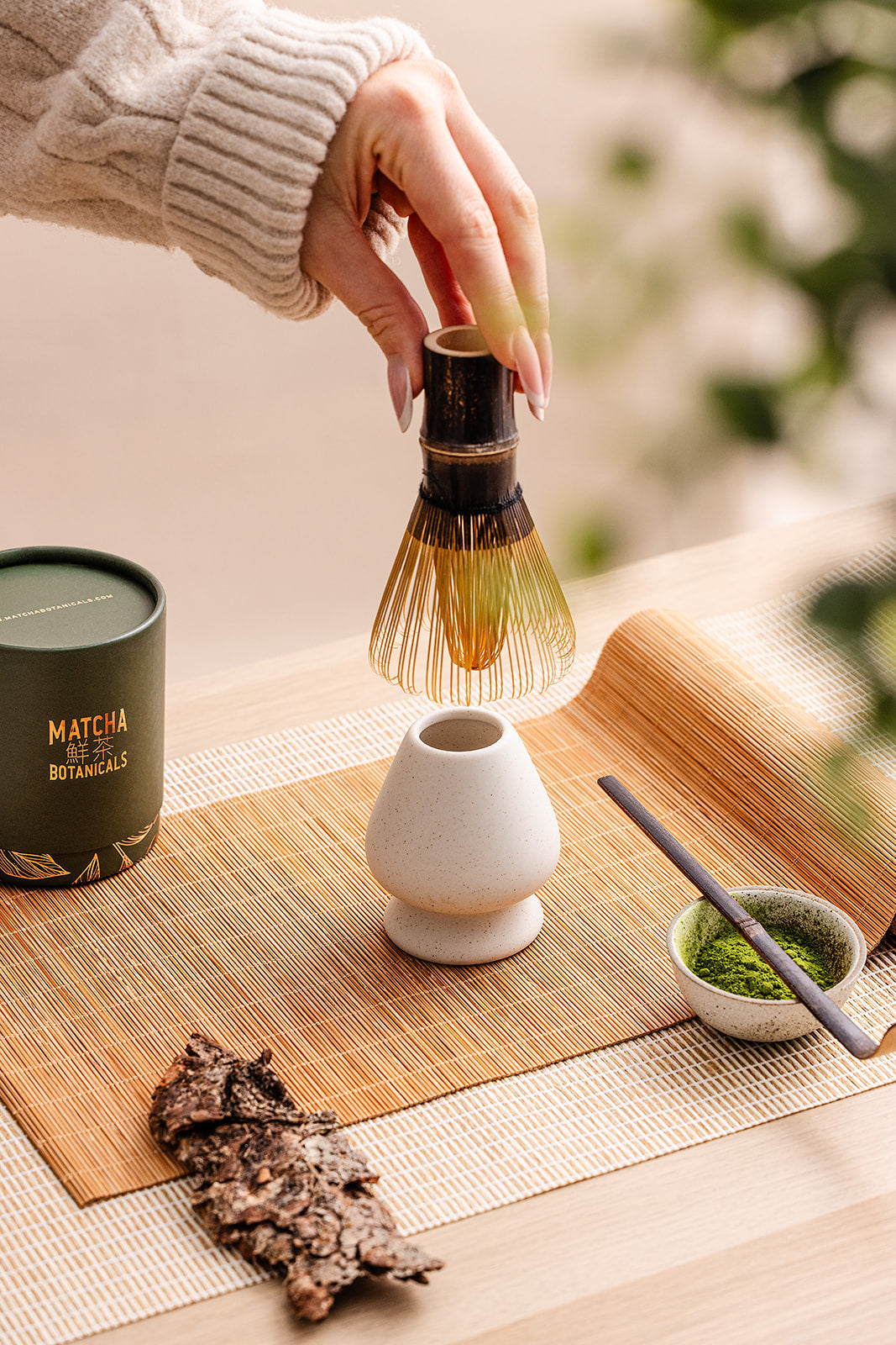 Fouet à Matcha en bambou - Édition Premium