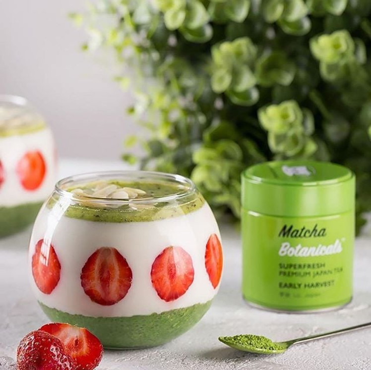 Verrine légère au matcha